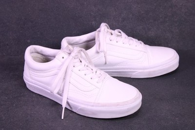 Vans Sneaker Old Skool Unisex Skaterschuhe weiß Gr. 36 Kunstleder BC1963