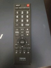 Toshiba CT-RC1US-18 Remote Control Replacement for LED