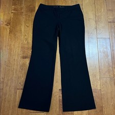 Vintage Y2K Express Editor Black Bootcut Pants Size 8R Capsule Office Academia