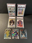 Michael Jordan PSA 8 NM-MT Lot Of 4 Cards, Plus Shaquille O’neal Raw Cards, READ
