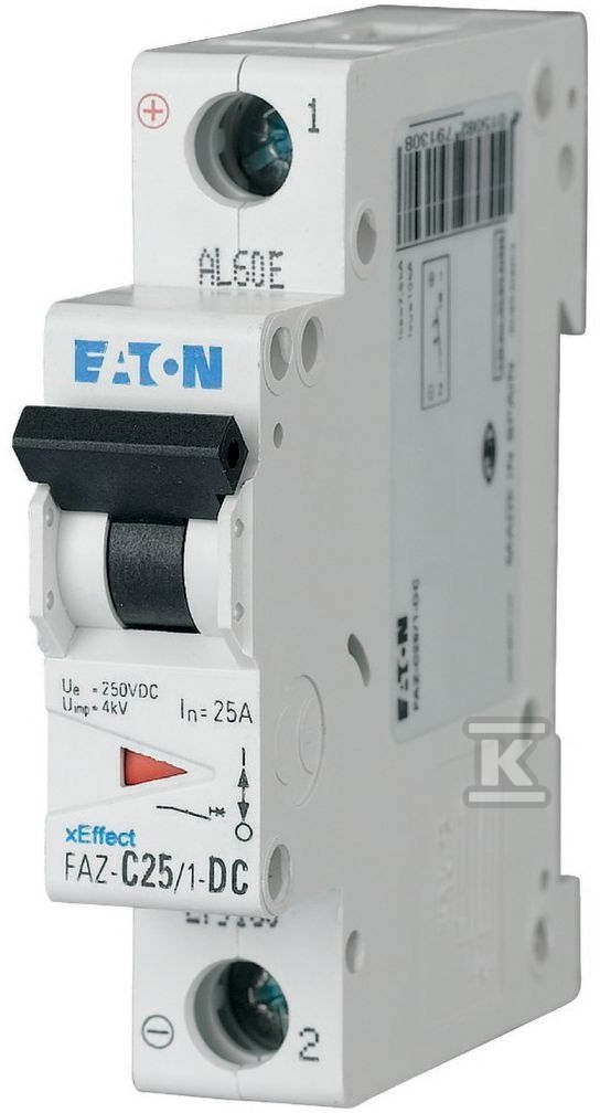 Eaton , Interruttore Differenziale, Mcb, 16A, Tipo C, 1 Polo, 10Ka (Dc) - Immagine 2