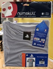 PlayStation 25th Anniversary T-Shirt Grey  Numskull Official Tee Size s 36"-38"