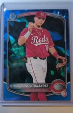 2025 1st Bowman Sapphire Edition - Chrome Prospects Ichiro Cano Hernandez Reds 