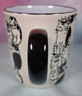 SPECTRUM DESIGNZ Tea Cup Black & White Embossed 18oz Ceramic CAMBRY CAT Mug — photo 6