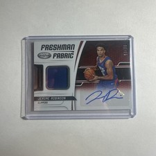 2018-19 Certified Freshman Fabric Signatures 58/99 Jerome Robinson Auto