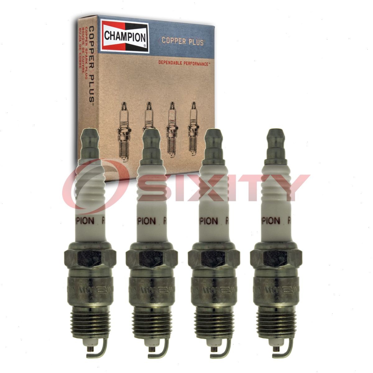 4 pc Champion Copper Plus 406 Spark Plugs for UR55 UR5 T5TC T5RTC T20PU go