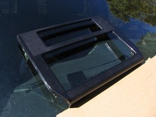 85 89 Firebird Trans Am Gta Dash Radio-climate Trim Plate Bezel 10030289-black