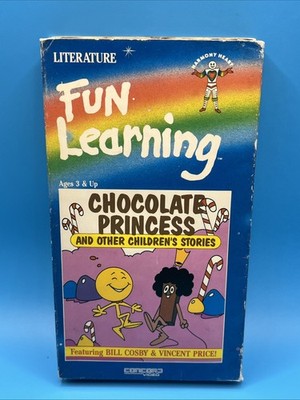 Fun Learning - Chocolate Princess VHS Tape 1985 Concord Video Literature Kids