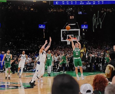 Payton Pritchard Autographed 16x20 Photo NBA Finals 3-Point Shot