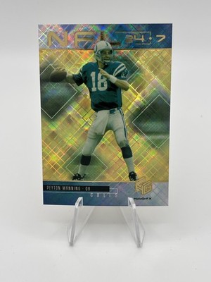 1999 Upper Deck HoloGrFX #N4 Peyton Manning NFL 24/7 Gold