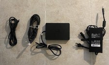 Dell WD15 K17A USB-C Docking Station with 130W Power Supply Cables FREE SHIP
