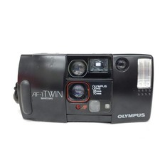 Olympus AF-1 TWIN Quartz Date 35mm Film Camera Used Black JP