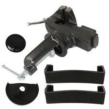 LABLT Portable 80mm 360&ordm; Swivel Portable Table Bench Vice Clamp Mini Vise Anvil