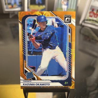 2026 Panini Donruss Kazuma Okamoto Orange Scope SSP 79/79 Rated Rookie BOOKEND!