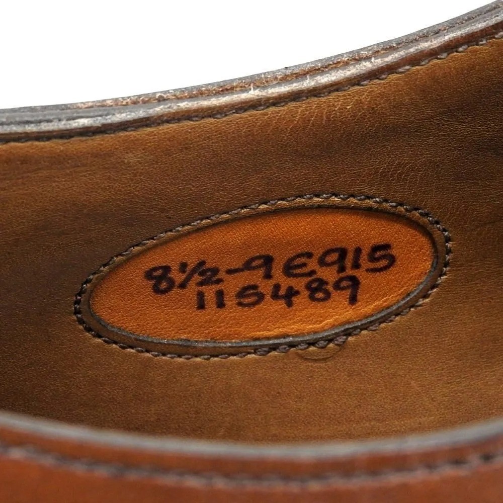 Edward Green Corzon Plain Toe Dark Oak Antique Calf UK8.5 US9 E