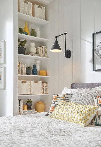 Hinkley Sconce Arti Medium Swing Arm Single Light Sconce 7" Black - Picture 6 of 10