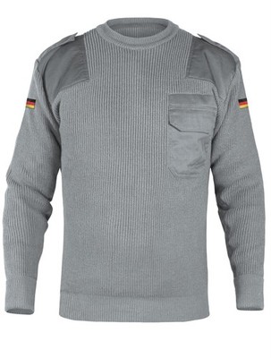 Herren Bundeswehr Marine Winter Pullover Original nach TL mit Deutschlandfahne