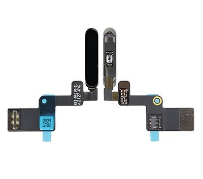 Fingerprint Sensor Power Button mit Flex Space Grau iPad Air 2022 /iPad Air 5