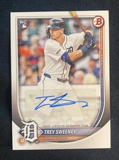 2025 Bowman - Paper Rookies and Veterans Autographs Trey Sweeney #PRV-TSA(RC)