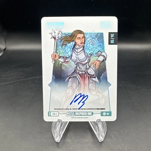 2026 Bo Jackson Battle Arena `Griffey Set` Pauldron Ice Auto #34/50 Debut PBA-6