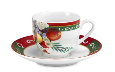 Set Di 6 Tazze Da Tè In Porcellana Fine Bone China, Con Piattini, Serie Kioto Fade – Eleganti E Adatte Per Ogni Occasione