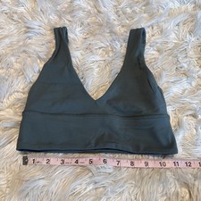 Lululemon sports bra Green size 4