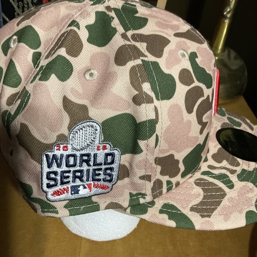 Chicago Cubs New Era MLB Pato Camuflado Serie Mundial 59fifty Sombrero Ajustado - Camuflaje - Imagen 2 de 5