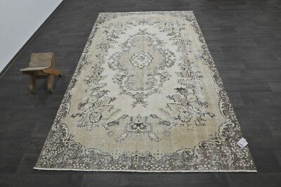 Oushak Türkisch Vintage Teppich 5x9 Kelim Rug Anatolisch Handarbeit Boho Deko...