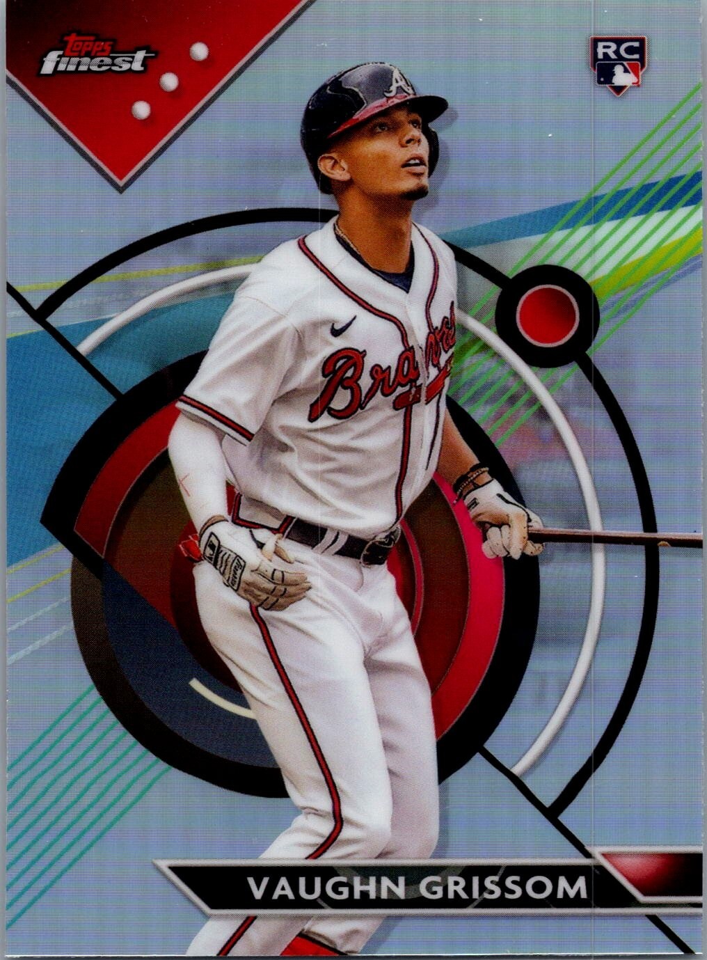 2023 Topps Finest Refractor Rookie #88 - Vaughn Grissom - Braves RC!