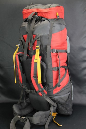 Jansport interner Rahmenrucksack, rot, große Kapazität, mehrtägiges Wandern. - Bild 6 von 10