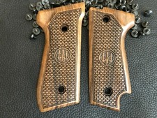 Beretta 92S Turkish Walnut Wood Grips Handmade Fish Scale - US Based Seller