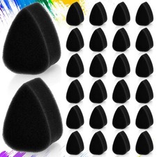 24 Pcs Face Paint Sponge Petal Face Painting Oval Sponges High Density Face P...