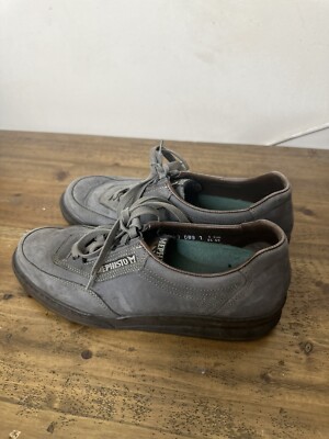 Mephisto Match Walking Shoe Women's Size US Birch Nubuck Leather VGUC 