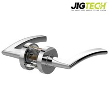 Jigtech Sabre Door Handles lever on Rose Various Finishes