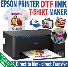 DTF Printer Direct to Film Printing Machine Ink-Film- Powder Full Bundle