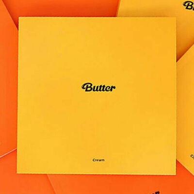 BTS [BUTTER] Album CREAM CD+Photo Book+Lyrics+2 Card+Stand+Message+Sticker