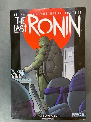 NECA THE LAST RONIN BATTLE DAMAGED TMNT Teenage Mutant Ninja Turtles DAMAGED BOX