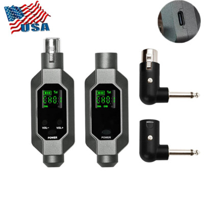 Microphone Converter XLR Transmitter and Receiver Microphone Wireless System 50M