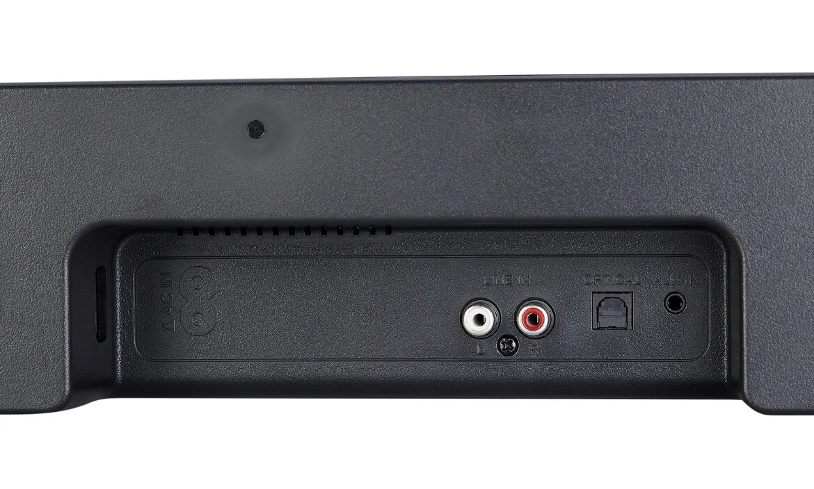 Onn 30 Inch   Blast Soundbar 120-Watt 2.0 Channel Soundbar Speakers Bluetooth