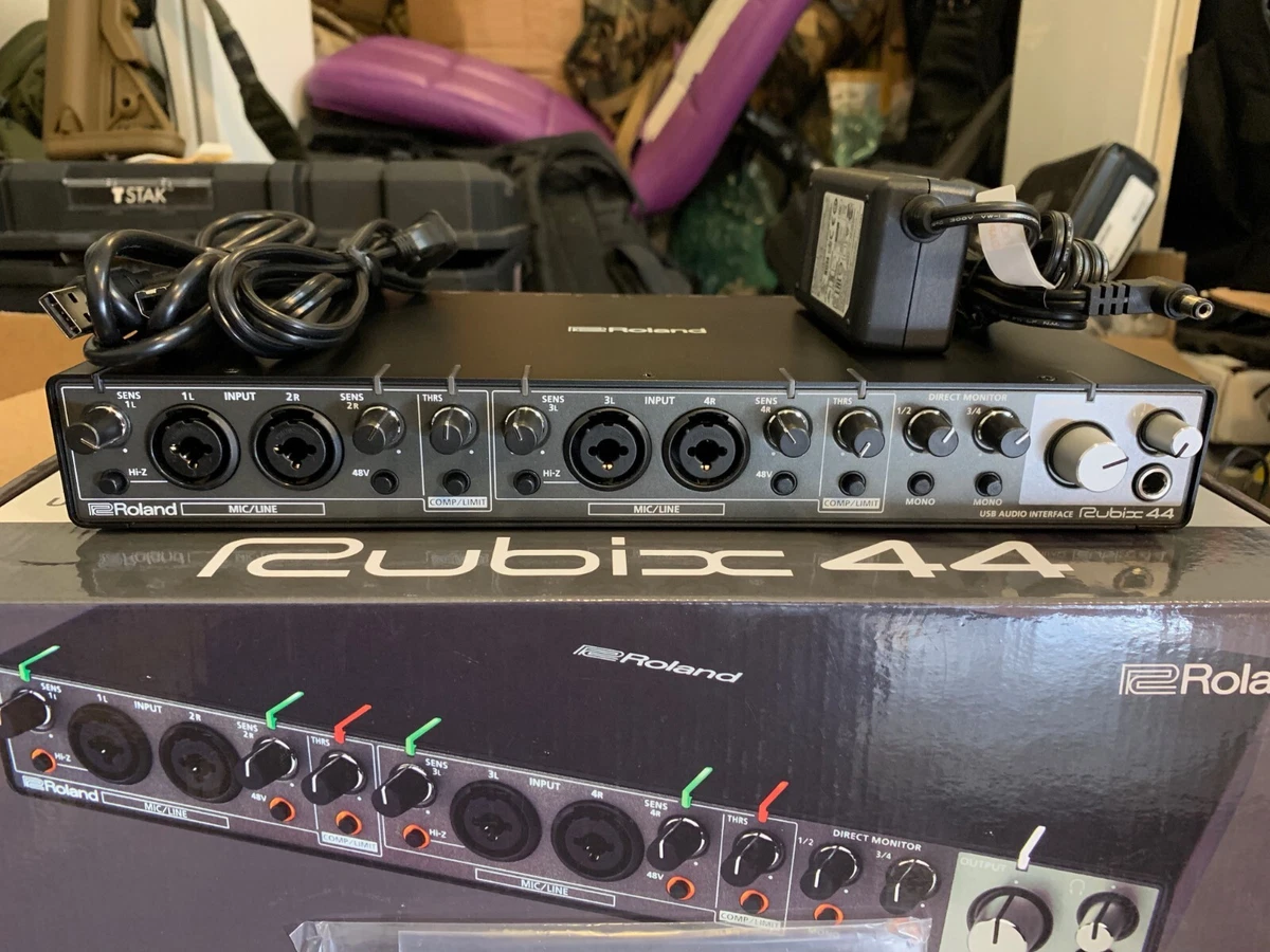 Roland Rubix 44 USB Audio Interface 4-in x 4-out MIDI Compressor