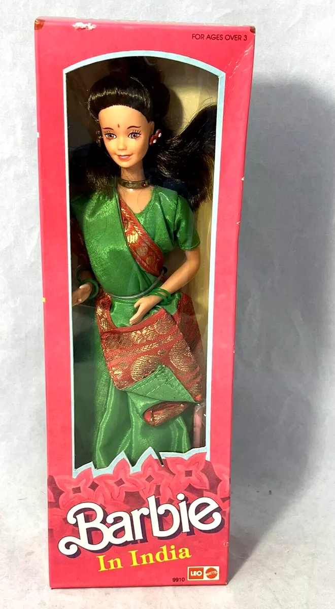 Barbie top in saree