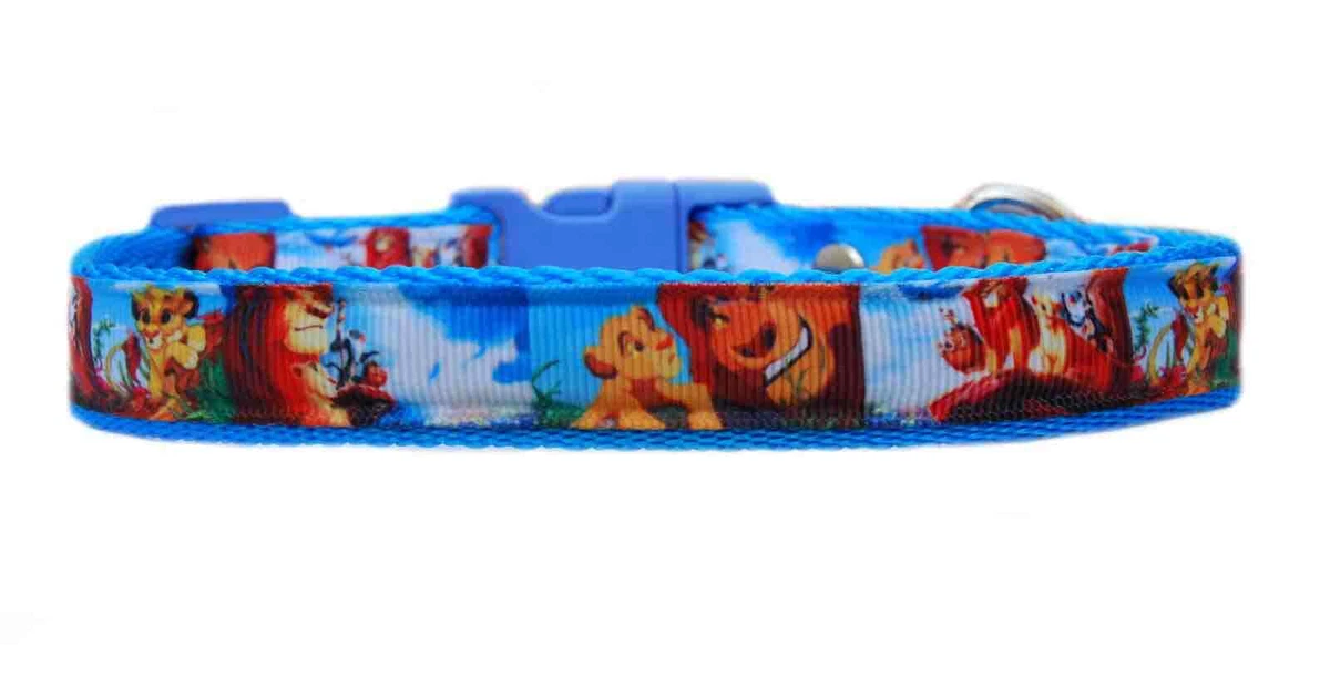 Lion king dog collar cheap