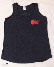 Santiam Brewing Gray Tank Top Salem Oregon Small Pirate Stout 