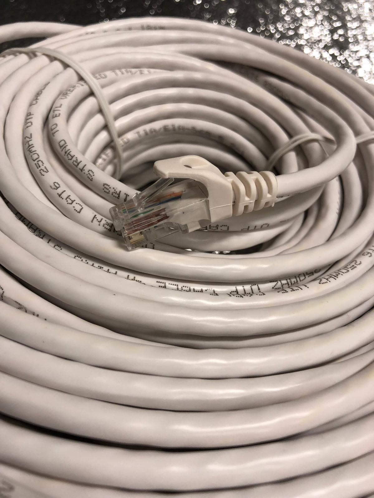 50M WHITE 165FT RJ45 Cat6 LAN NBN Network Cable 100m/1000Mbps