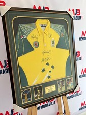 Shane Warne Glenn McGrath Ricky Ponting Brett Lee Rare Signed ODI Shirt with COA