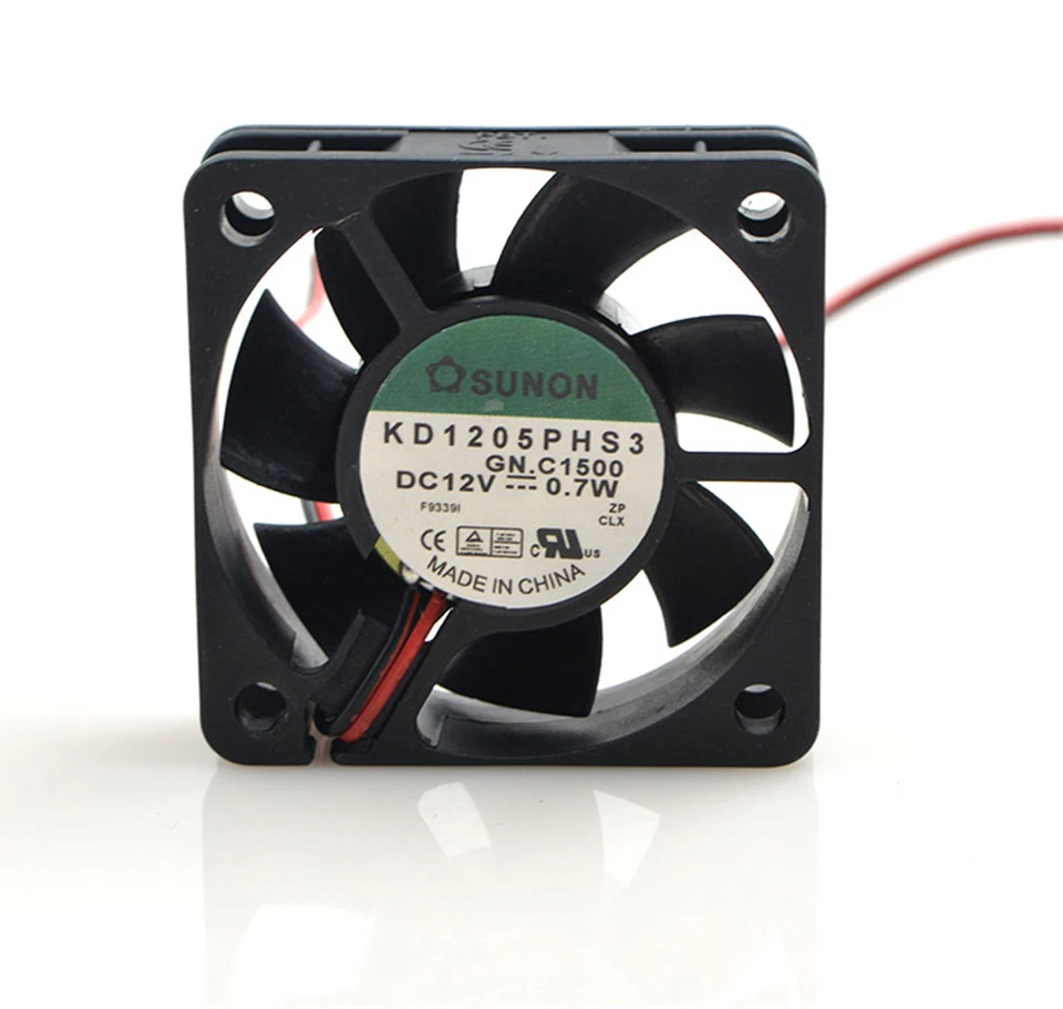 New SUNON Cooling Mute Fan KD1205PHS3 12V 0.7W 5CM 5015 50x50x15mm 2"x2"x0.6" - Image 2 of 3