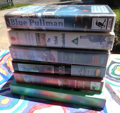 Railway Train VHS (6) Tapes: Express Steam Archive Railway Films  Blue Pullman