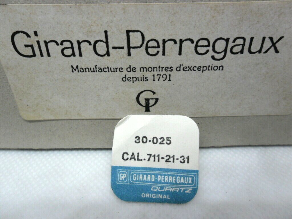 Roue moyenne Girard Perregaux Cal 711-21-31 composant horloger suisse