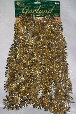 Silver & Gold mix 15' of Garland /Wide Cut Made in the USA