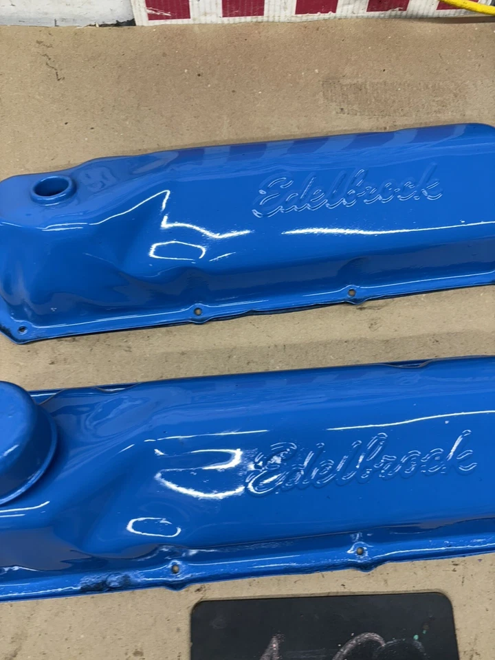 Edelbrock Ford 351M 351C 400 ENGINE VALVE ROCKER COVER COVERS F150 F250 TORINO - Image 3 of 4